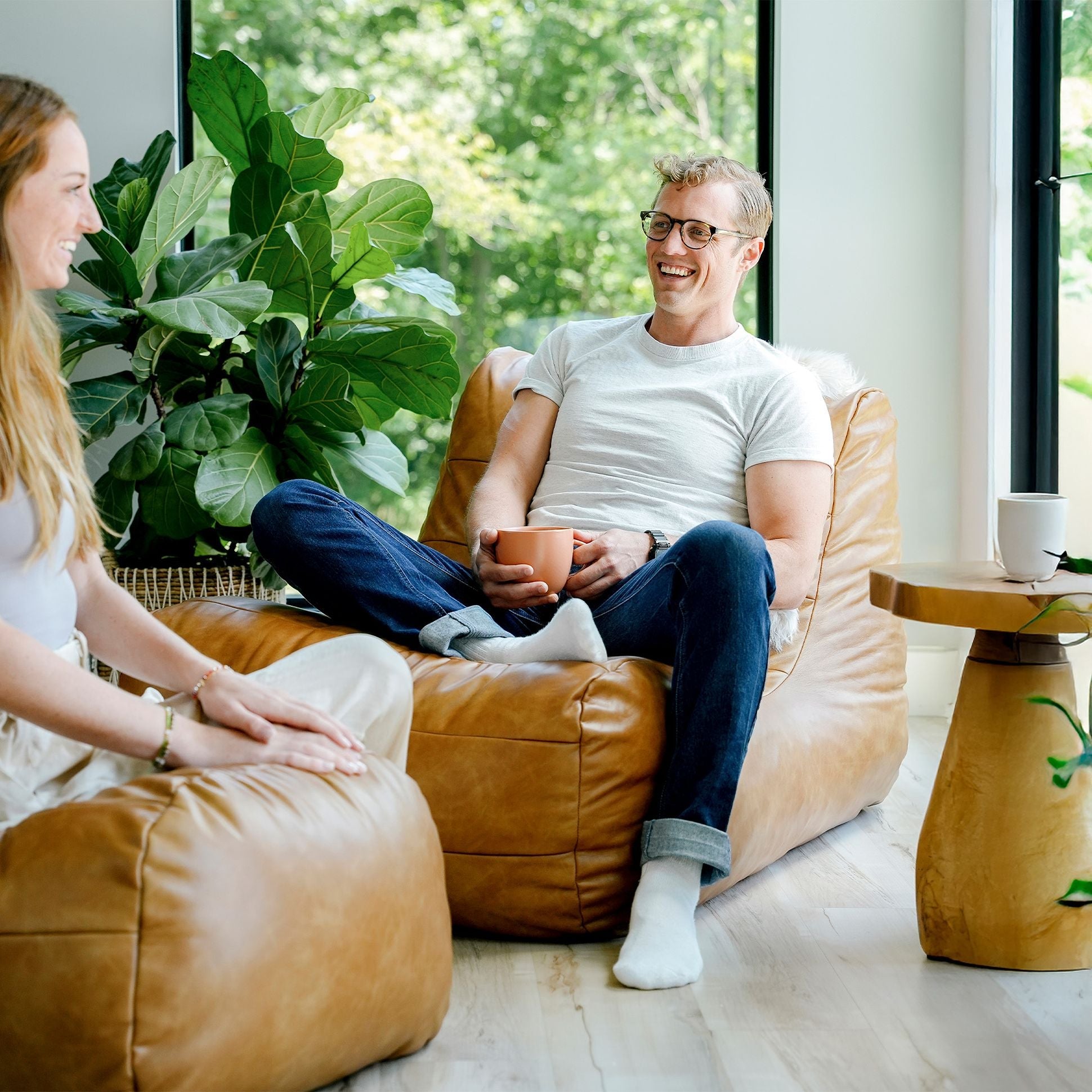 Modora® Lounger and Ottoman Bundle