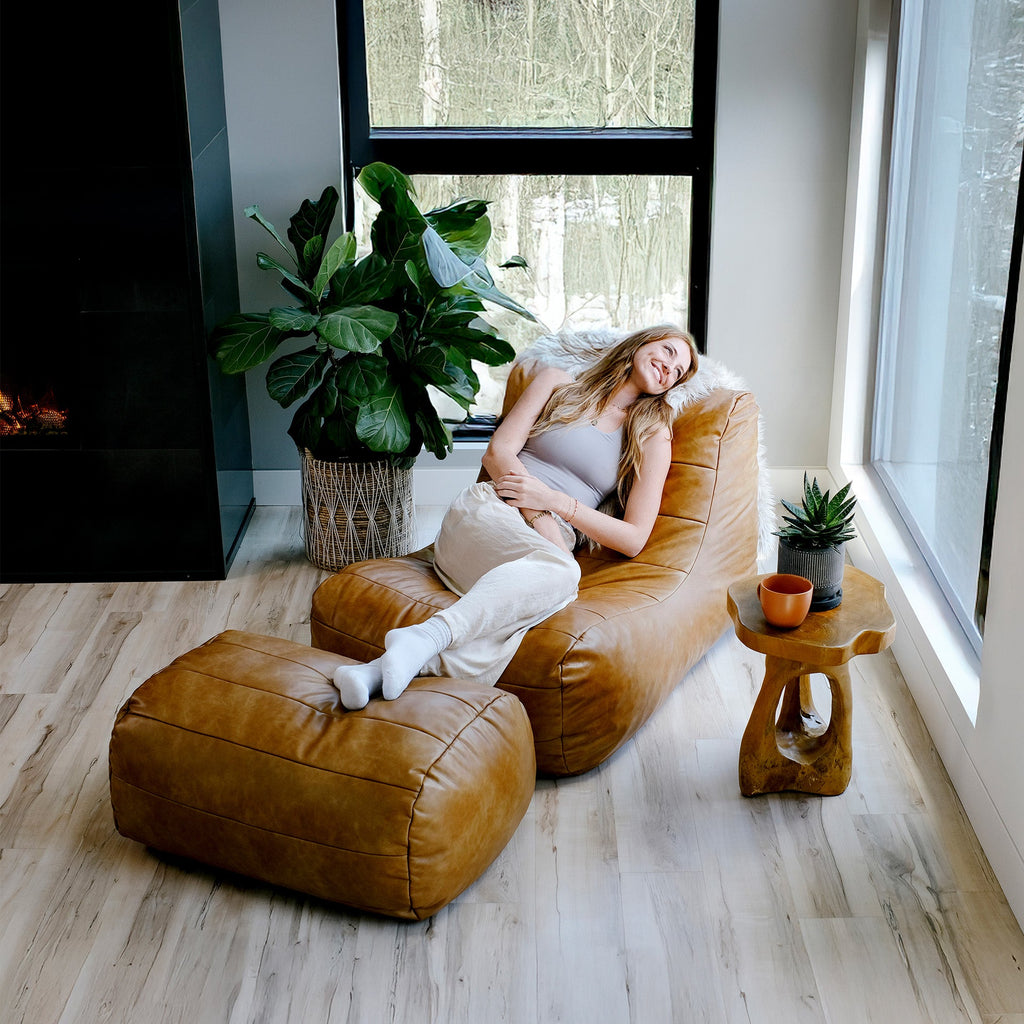 Modora® Lounger and Ottoman Bundle